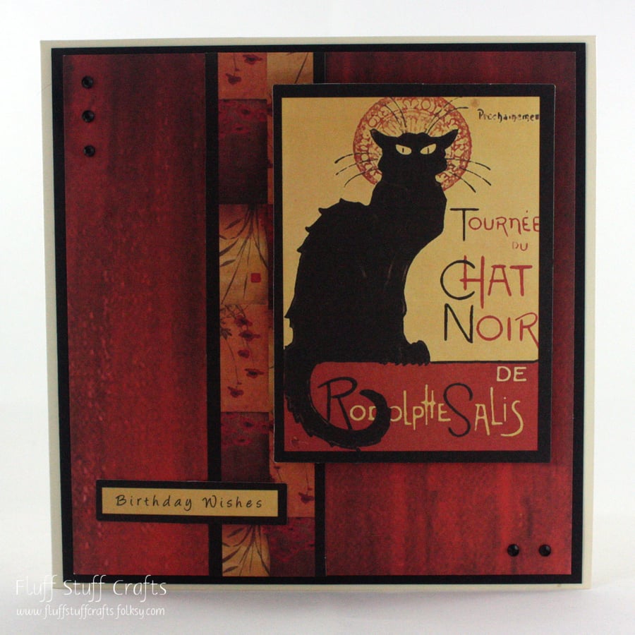 Seconds Sunday - Birthday card - Tournée du Chat Noir