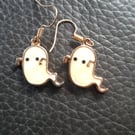 Halloween themed earrings-ghost 