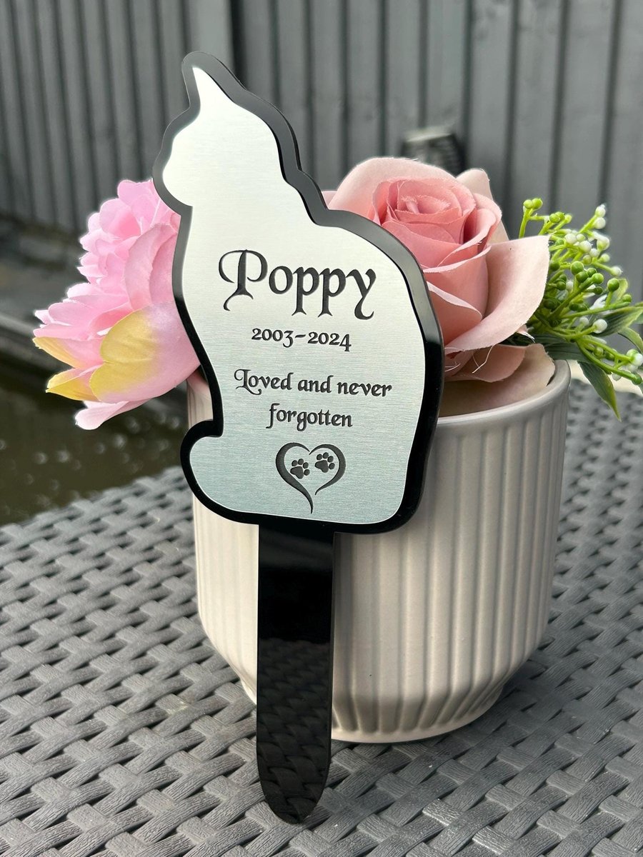 Personalised, Pet Memorial Plaques, for garden,Gift, Cat, Dog, Rabbit, Garden Si