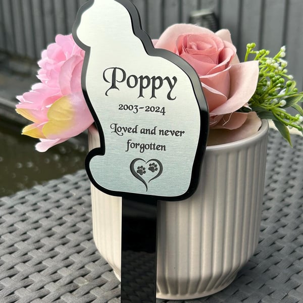 Personalised, Pet Memorial Plaques, for garden,Gift, Cat, Dog, Rabbit, Garden Si