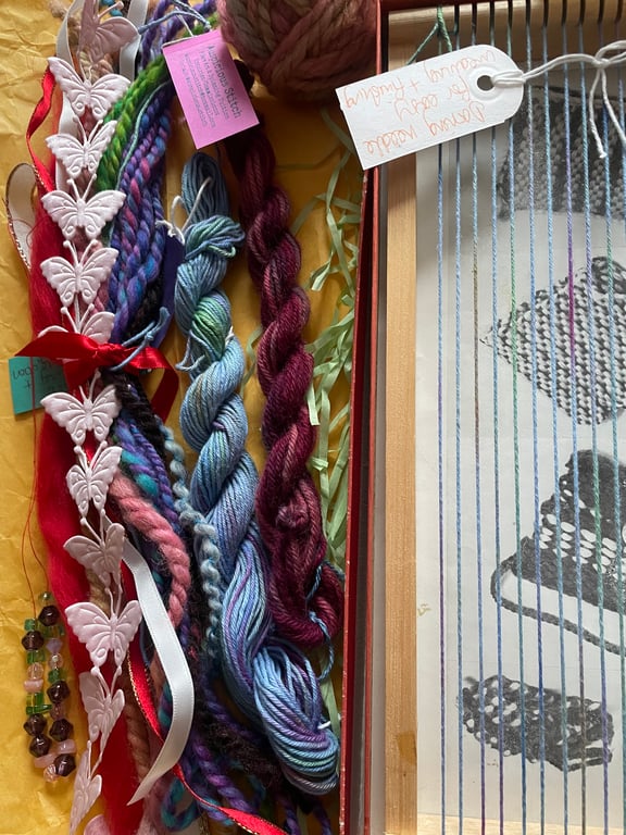 Weaving Kit with Handspun Yarn