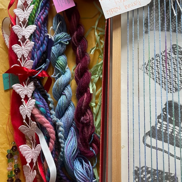 Weaving Kit with Handspun Yarn