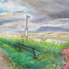Skipness Beach, Kintyre, Scotland - Original Watercolour Painting