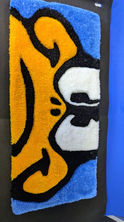 Daffy Duck keyboard rug, table rug