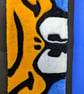 Daffy Duck keyboard rug, table rug