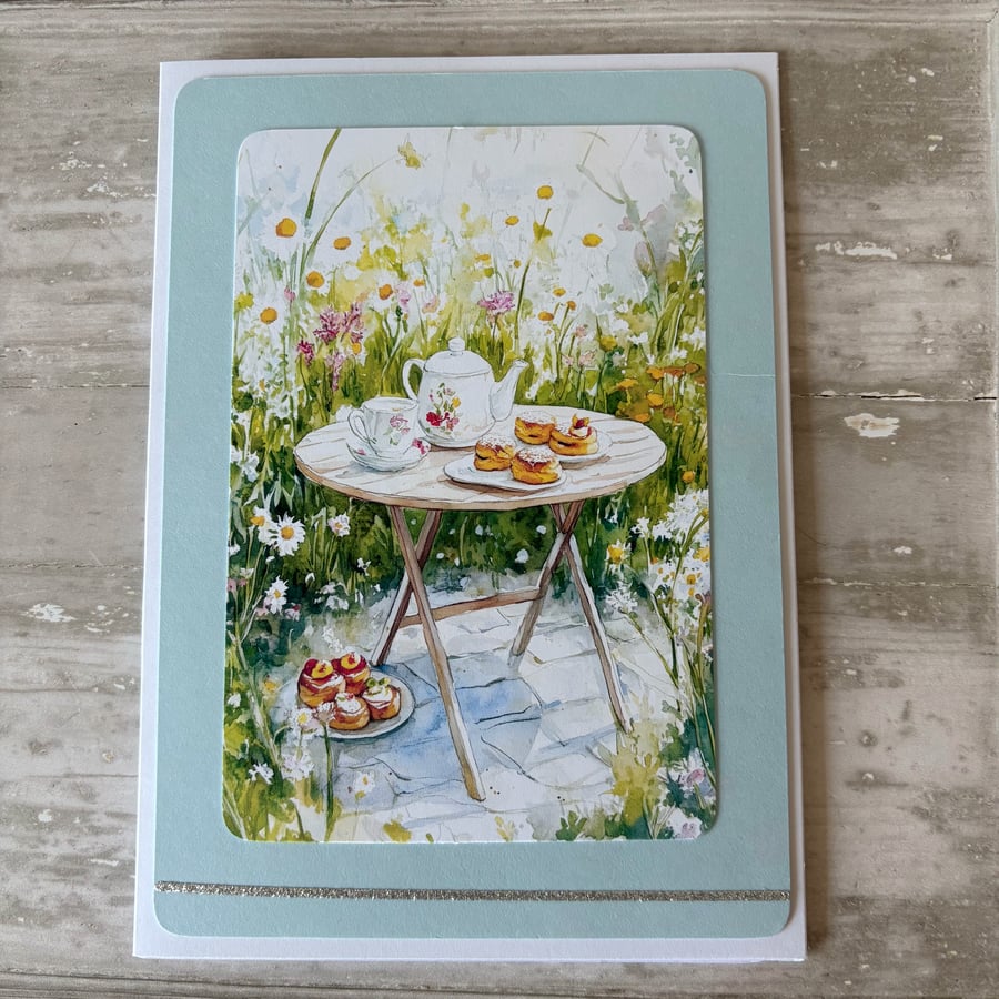 Greeting Card - Afternoon Tea- C256