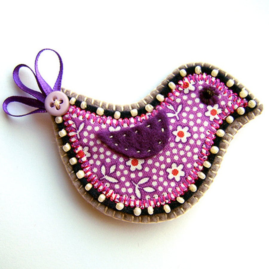Bird Brooch