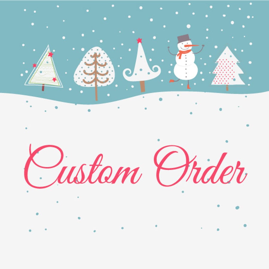 A  special order for Hayley - a Teal and Duck Blue patchwork Christmas stocking