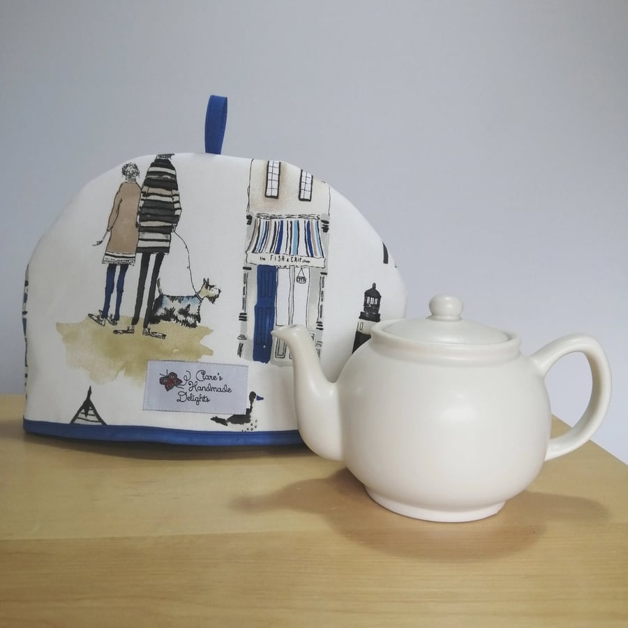 Tea Cosy in Seaside Fabric