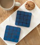 Coaster Set - Two Mosaic Wave Coasters - Image 1