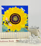 Birthday card - sunflower and bumble bee - Image 2