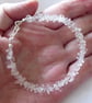 Add some sparkle with this beautiful handmade Gemstone Frost Bracelet - Image 1