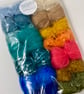 Small Beach Landscape Mohair Wool Yarn Selection Pack for Wet Felting - Image 5