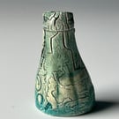 Small Sculpture: Ceramic Sketch: Bottle Top Texture
