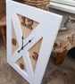 Barn door style wooden wall clock - Image 4