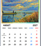 2027 Calendar Norfolk Broads Art A4 Page Per Month  - Image 3