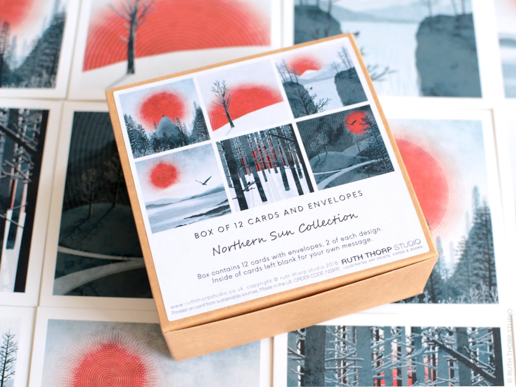 Northern Sun Collection - Box of 12 Small Cards