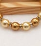 Pearl Bracelet - Christmas Bauble Inspired Pearl Bracelet - Festive Jewellery - Image 4