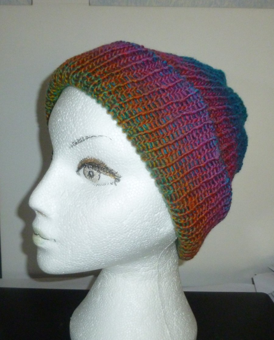 knitted adult beanie winter hat ( ref FA 498 A1 )