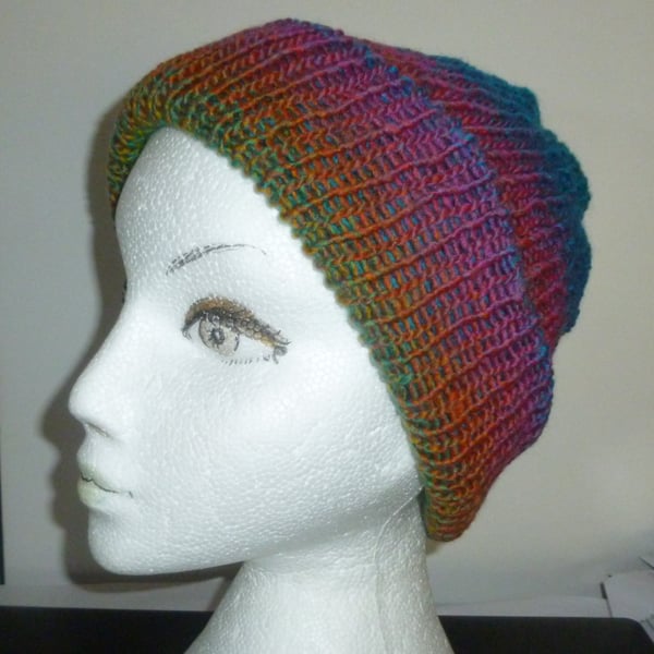knitted adult beanie winter hat ( ref FA 498 A1 )