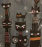 Tote Bag Black Cat Full Moon Stary Nights - Image 3