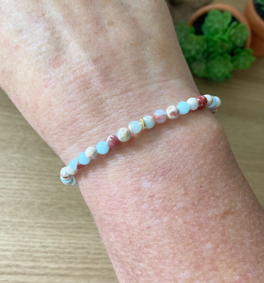 Dainty Aqua Terra Bracelet