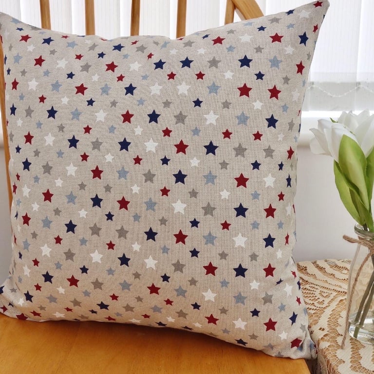 Cushion with Pad: Stars Throw Pillow 17" (43cm) 