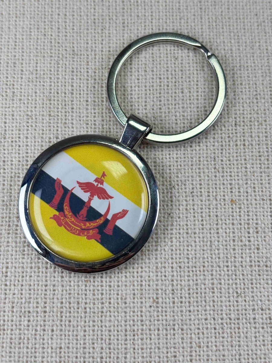 Brunei Flag Keyring