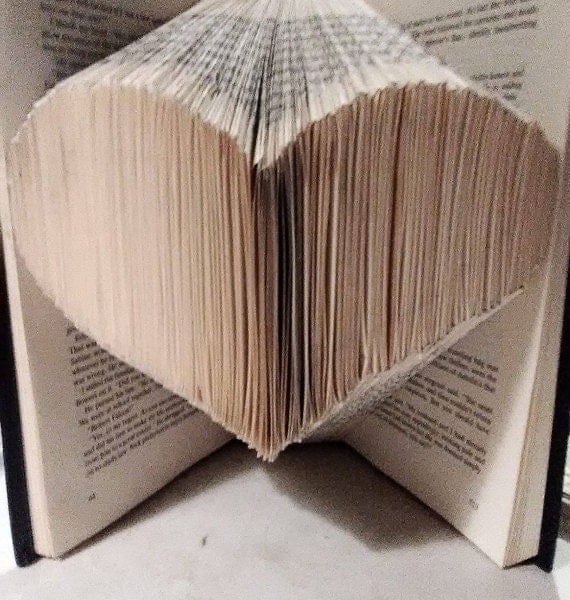 Simple Heart MMF Book Folding Pattern - EMAILED PDF PATTERN