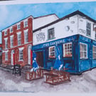 The Cambridge Pub Watercolour Print