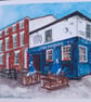 The Cambridge Pub Watercolour Print
