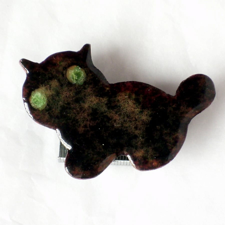 black kitten brooch No.3