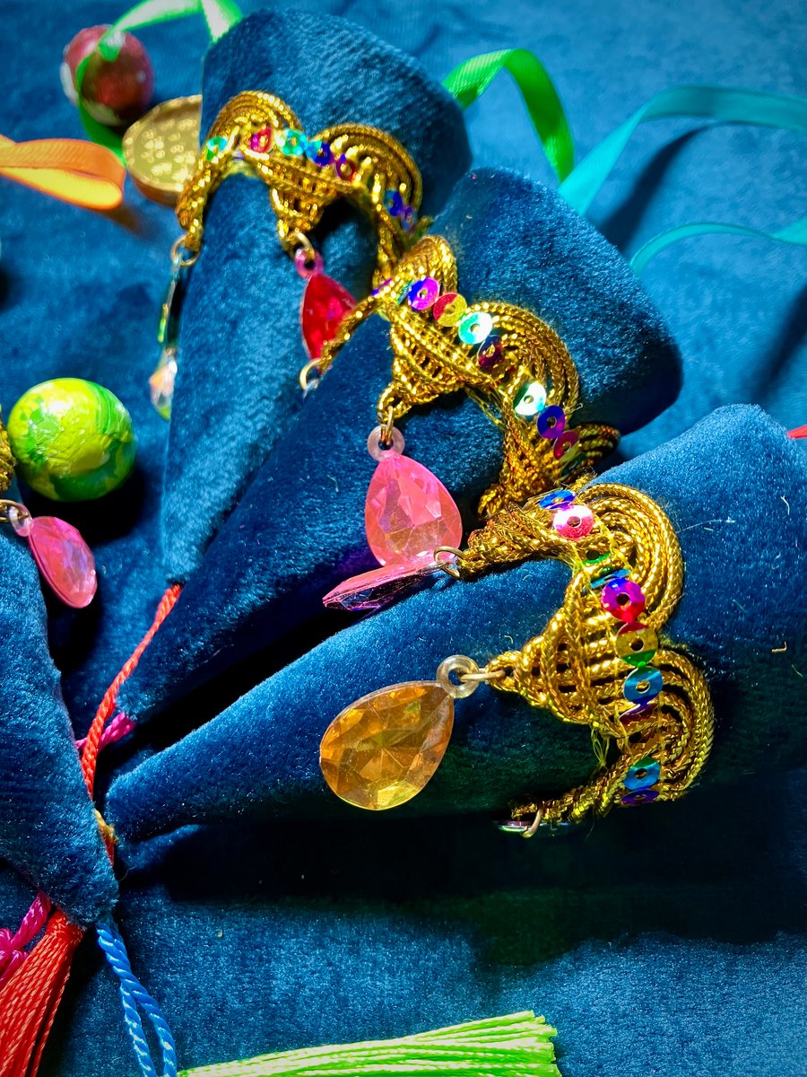 Velvet Sweet Cone Hanging Decoration