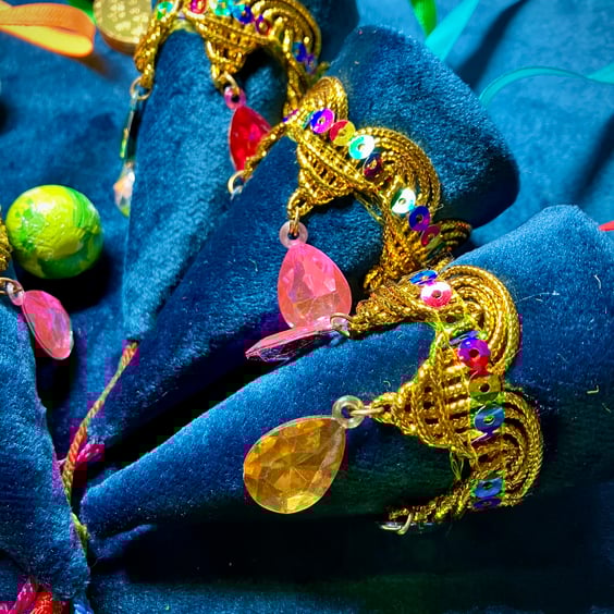 Velvet Sweet Cone Hanging Decoration