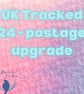 UK Tracked 24 postage upgrade - Image 1
