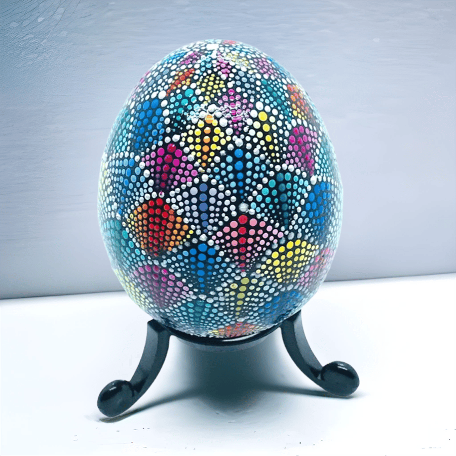 Multi-coloured fans egg, Seconds Sunday