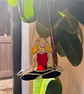 Yoga Meditation Pose - Front in stained glass - Image 2