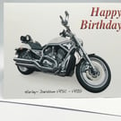 Harley-Davidson VRSC-VROD - Birthday, Anniversary, Retirement or Plain Card