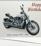 Harley-Davidson VRSC-VROD - Birthday, Anniversary, Retirement or Plain Card