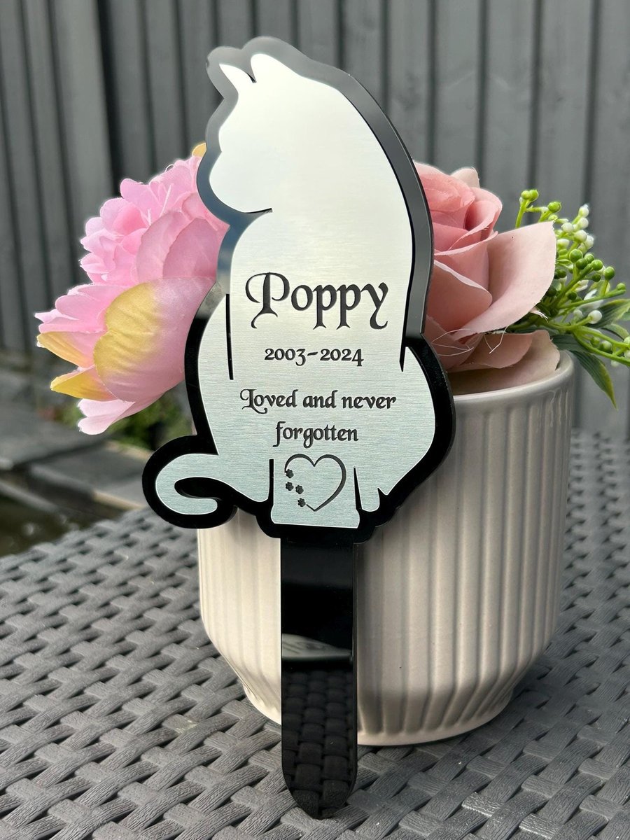 Personalised, Pet Memorial Plaques, for garden,Gift, Cat, Dog, Rabbit, Garden Si