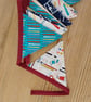 mini bunting handmade in a school work theme ideal for room decoration - Image 2