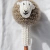 Hand knitted Herdwick Sheep Pen Topper