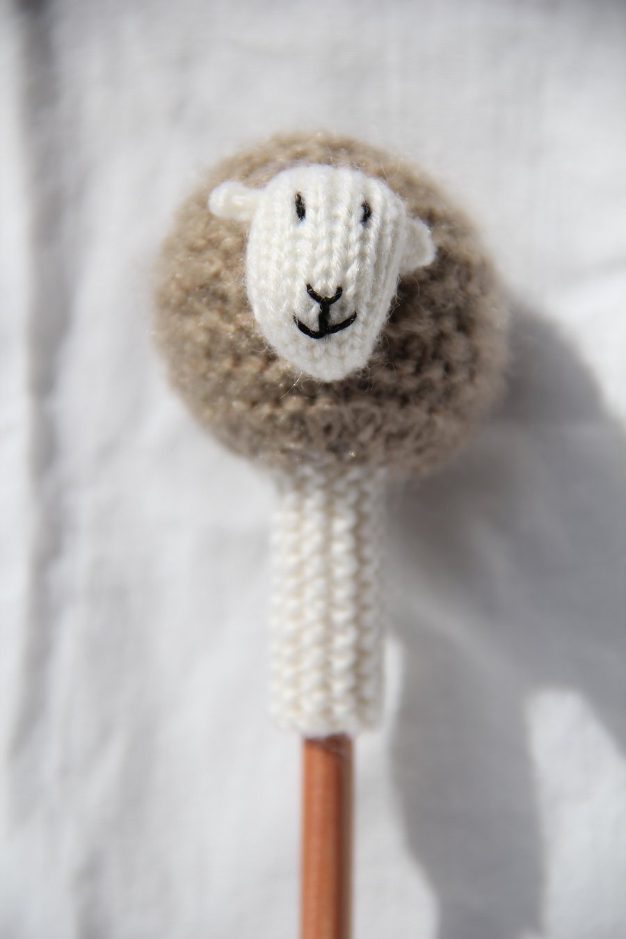 Hand knitted Herdwick Sheep Pen Topper