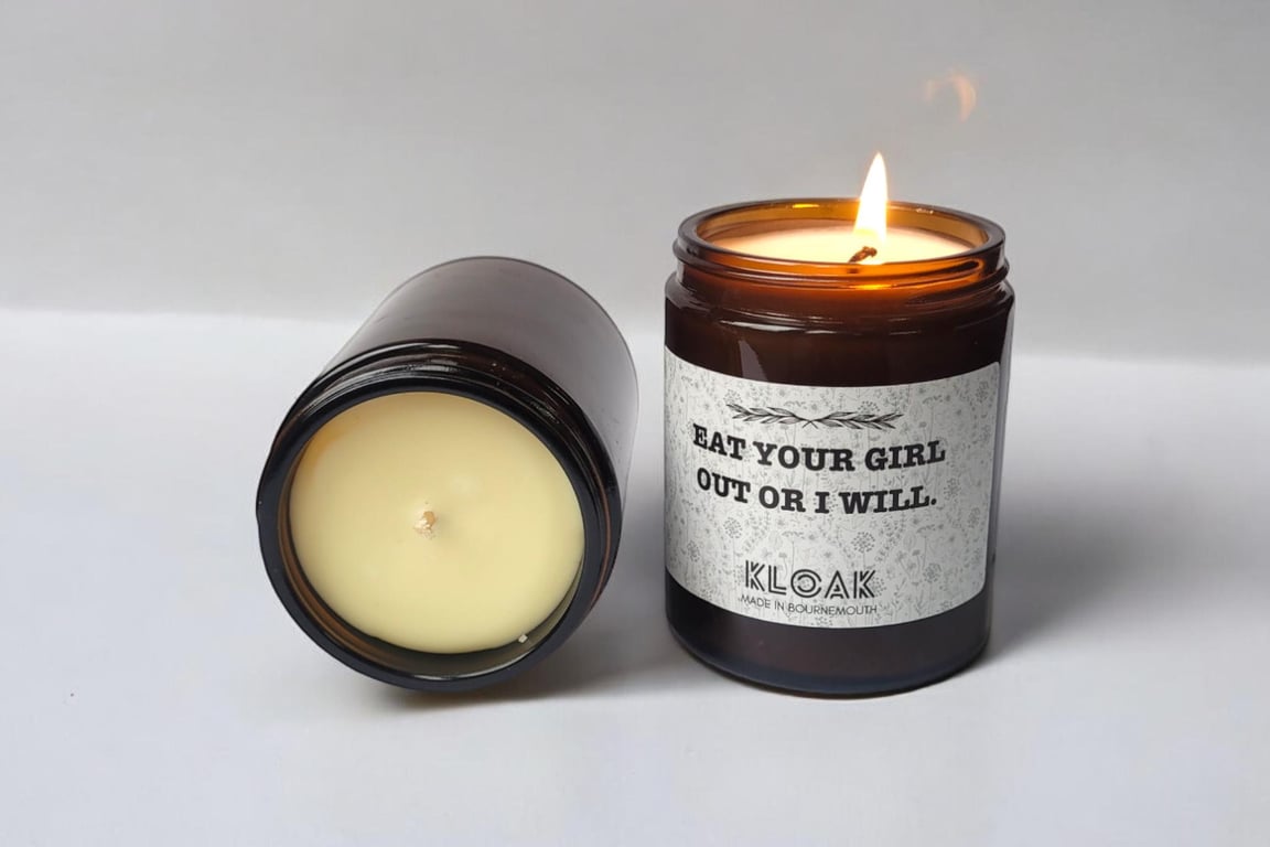 Eat Your Girl Out Candle: Funny Soy Wax Candles