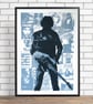 Bruce Springsteen 'The Boss' Hand Pulled Limited Edition Screen Print - Image 1