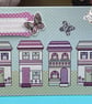 Cute street of houses new home card - Image 1