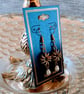 Gold Sparkle Flower Earrings. - Image 2