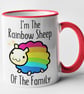 I'm The Rainbow Sheep Of The Family Novelty Gay Mug Gift Idea Funny Joke Present - Image 6