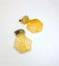 Radiant Sunburst Yellow Quartz Geometric dangle earrings  - Image 8
