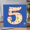 Child’s Age 5 Birthday Card 